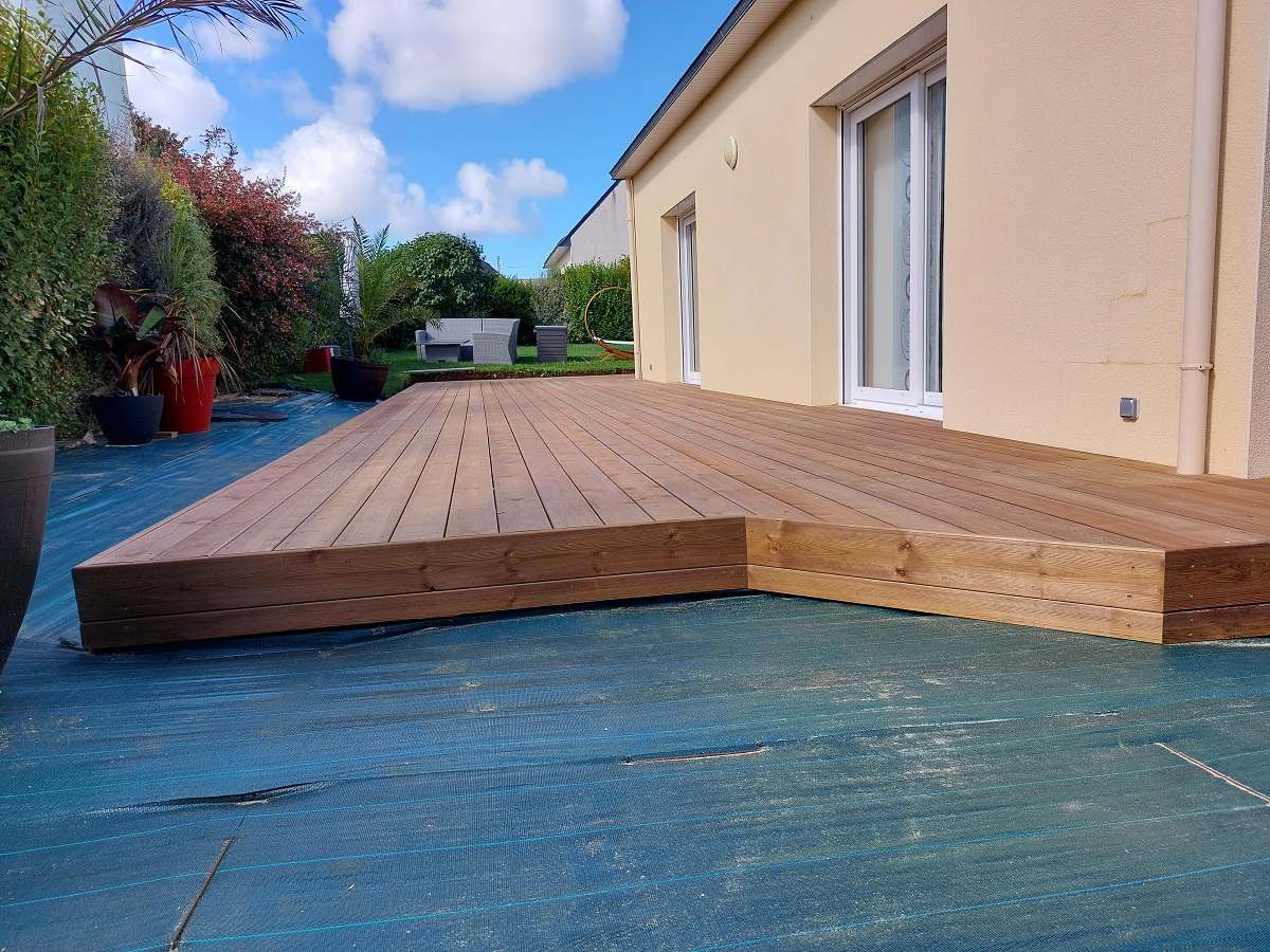 Terrasse en pin 1er choix traité Classe 4 LD Concept Bois